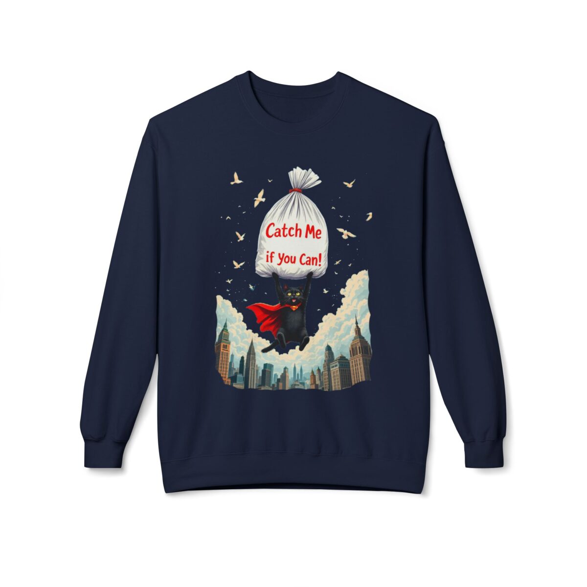 Catch me if you can Unisex Midweight Softstyle Fleece Crewneck Sweatshirt - Image 33