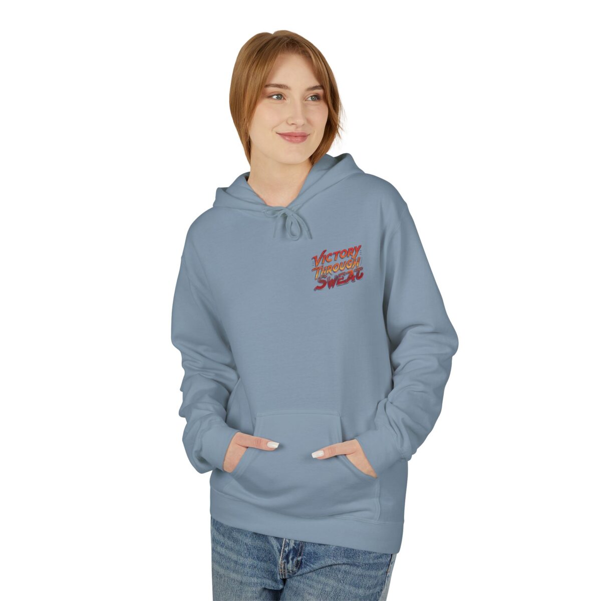 Victory through sweats Unisex Midweight Softstyle Fleece Hoodie - Image 31