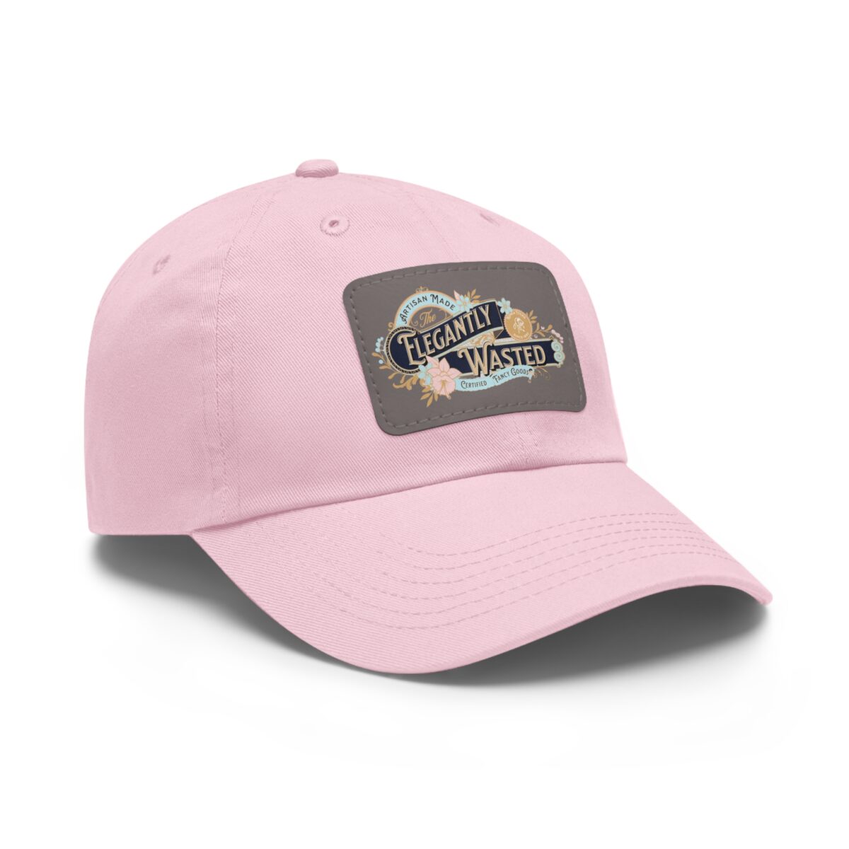 Elegantly wasted Hat with Leather Patch (Rectangle) - Image 18