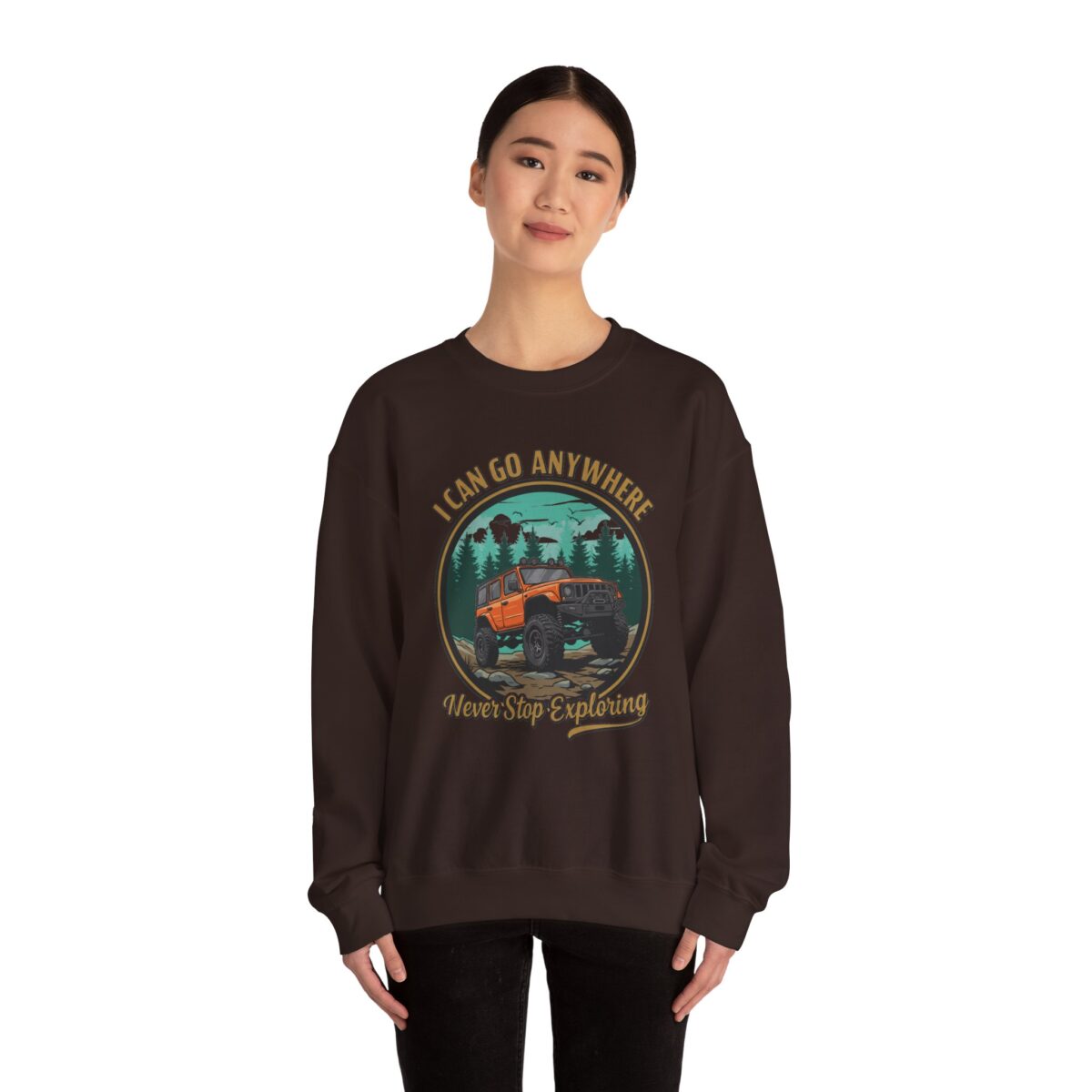 I can go anywhere Unisex Heavy Blend™ Crewneck Sweatshirt - Image 20