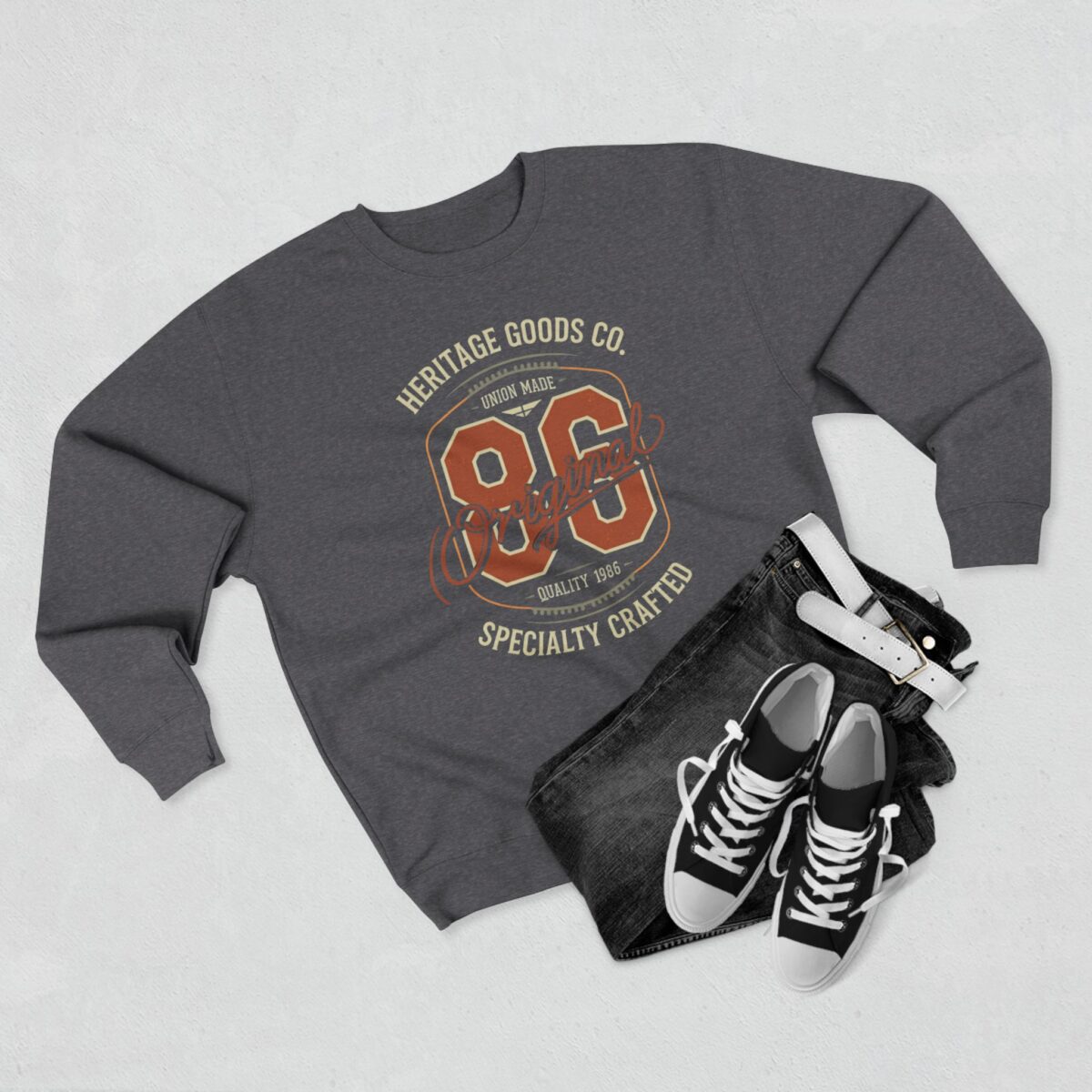 Heritage goods co. Unisex Crewneck Sweatshirt - Image 3