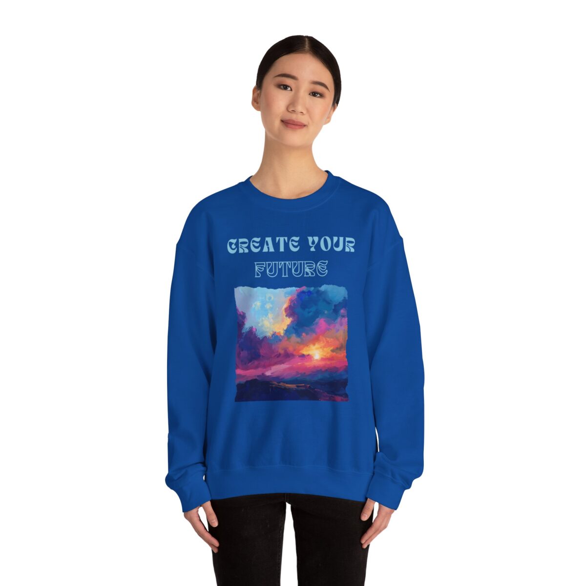 Create your future Unisex Heavy Blend™ Crewneck Sweatshirt - Image 8