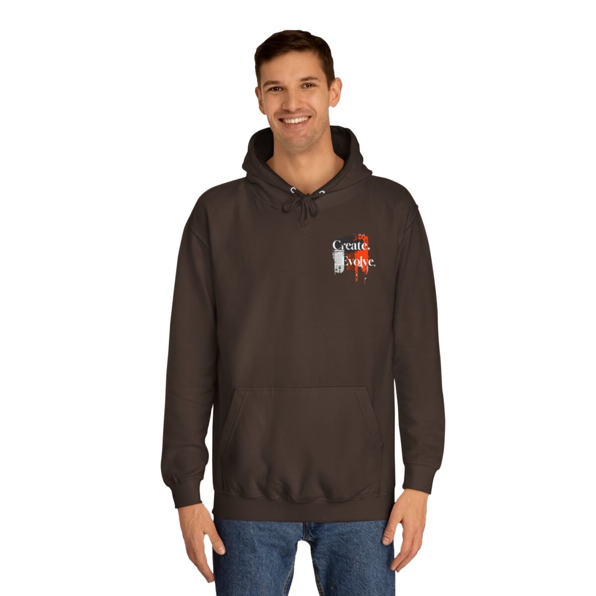 Create Evolve Unisex College Hoodie - Image 3