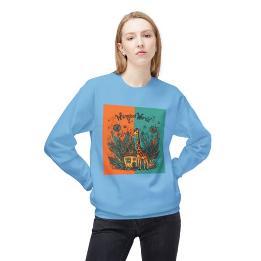 Whimsical World Unisex Midweight Softstyle Fleece Crewneck Sweatshirt - Image 7