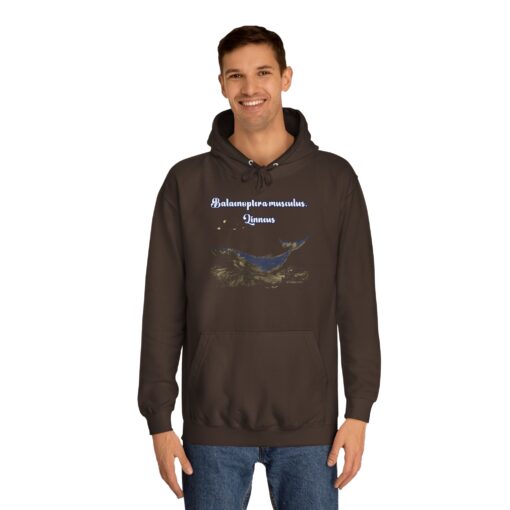Blue Whale Unisex College Hoodie - Image 3