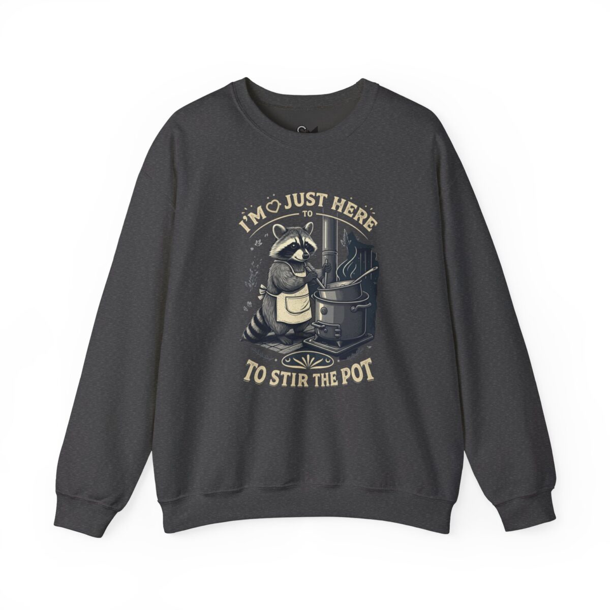 I am just here Unisex Heavy Blend™ Crewneck Sweatshirt - Image 13