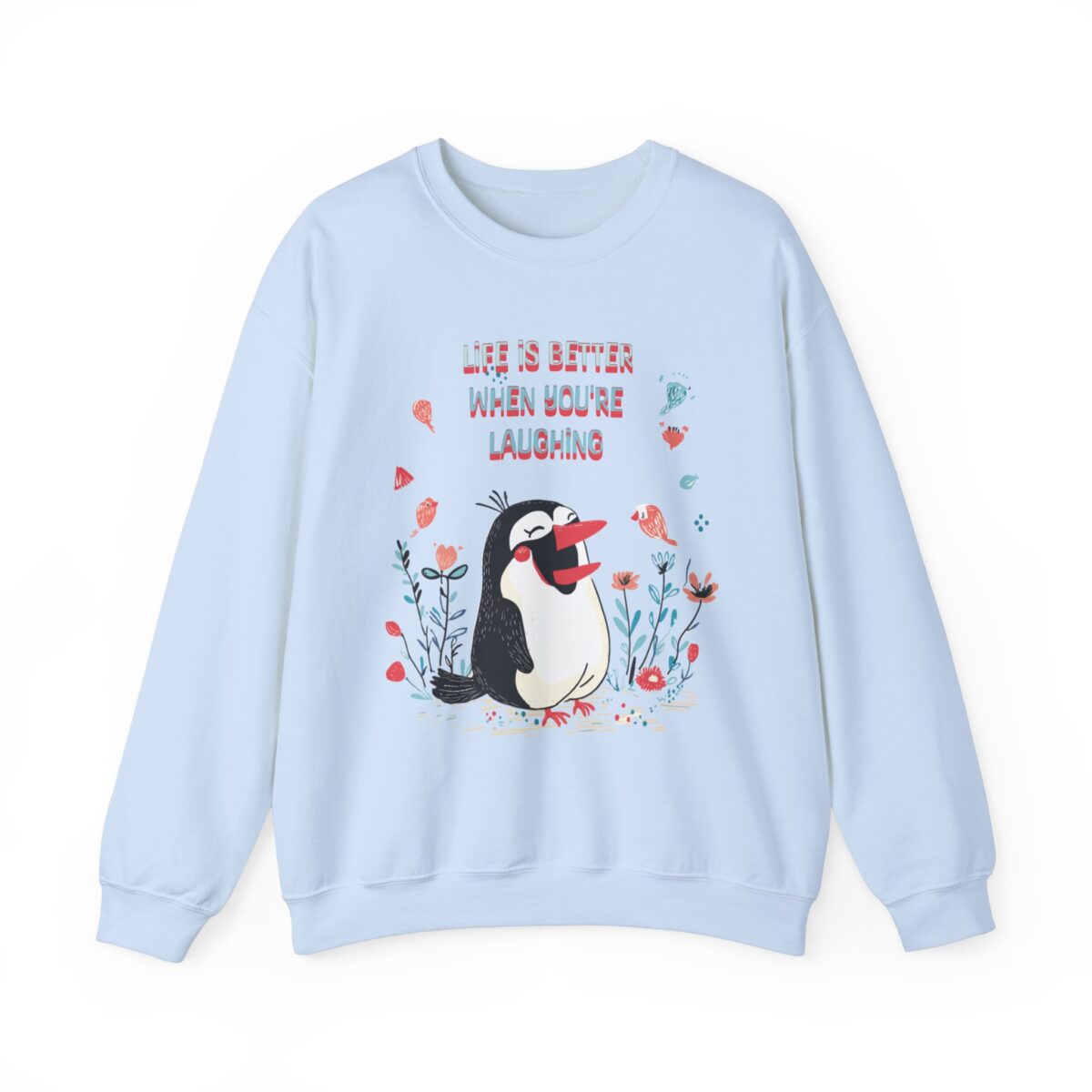 Life is better when you're laughing Unisex Heavy Blend™ Crewneck Sweatshirt - Image 17