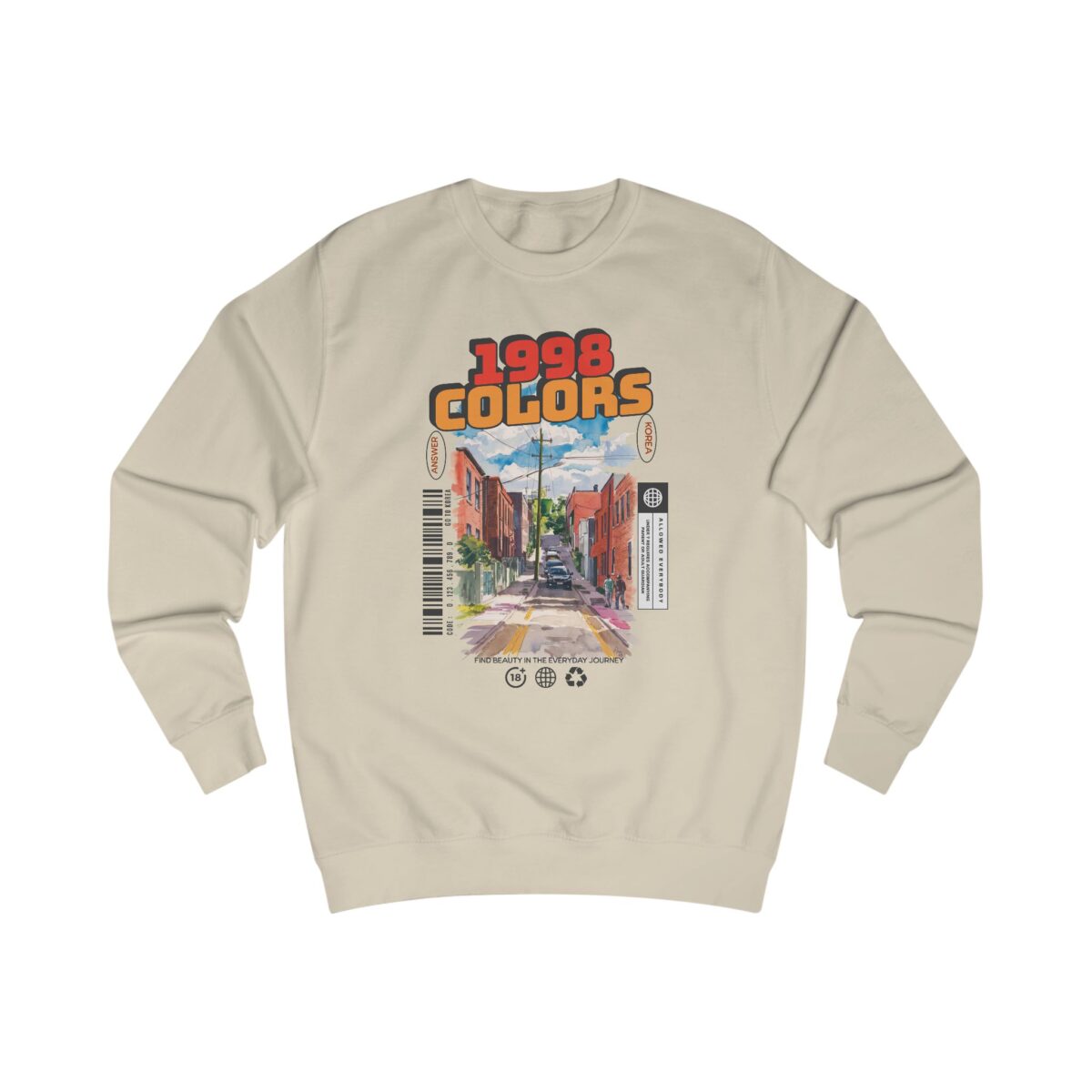 1988 colors Unisex Sweatshirt - Image 5