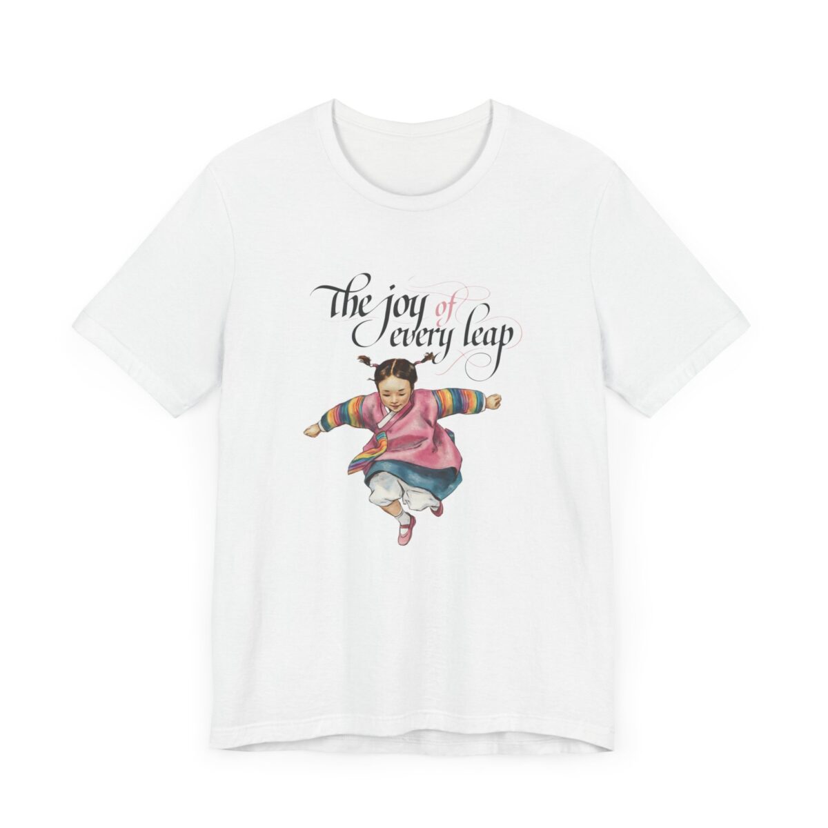 Joy of Every Leap Unisex Short Sleeve Tee - Celebrate Happiness - Image 3