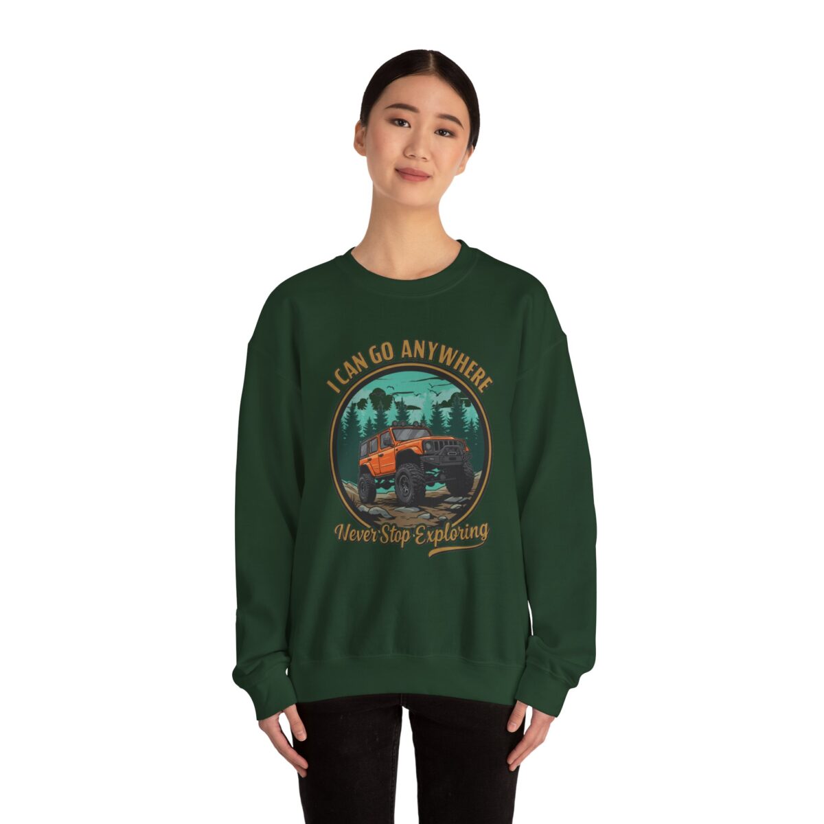 I can go anywhere Unisex Heavy Blend™ Crewneck Sweatshirt - Image 24
