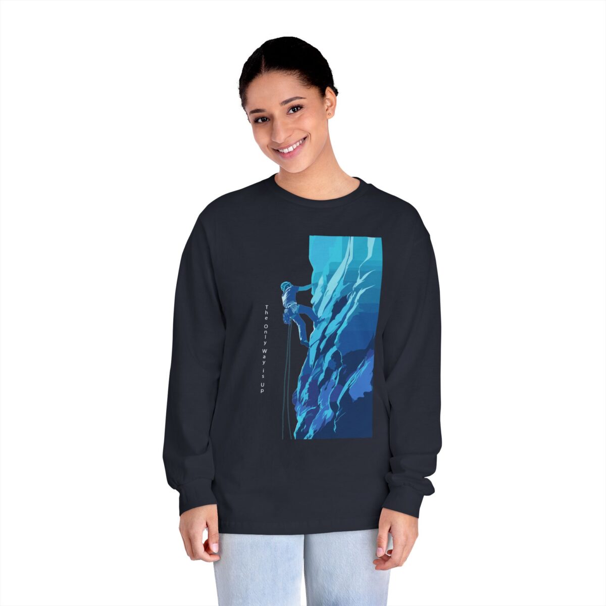 The only way is up Unisex Classic Long Sleeve T-Shirt - Image 8