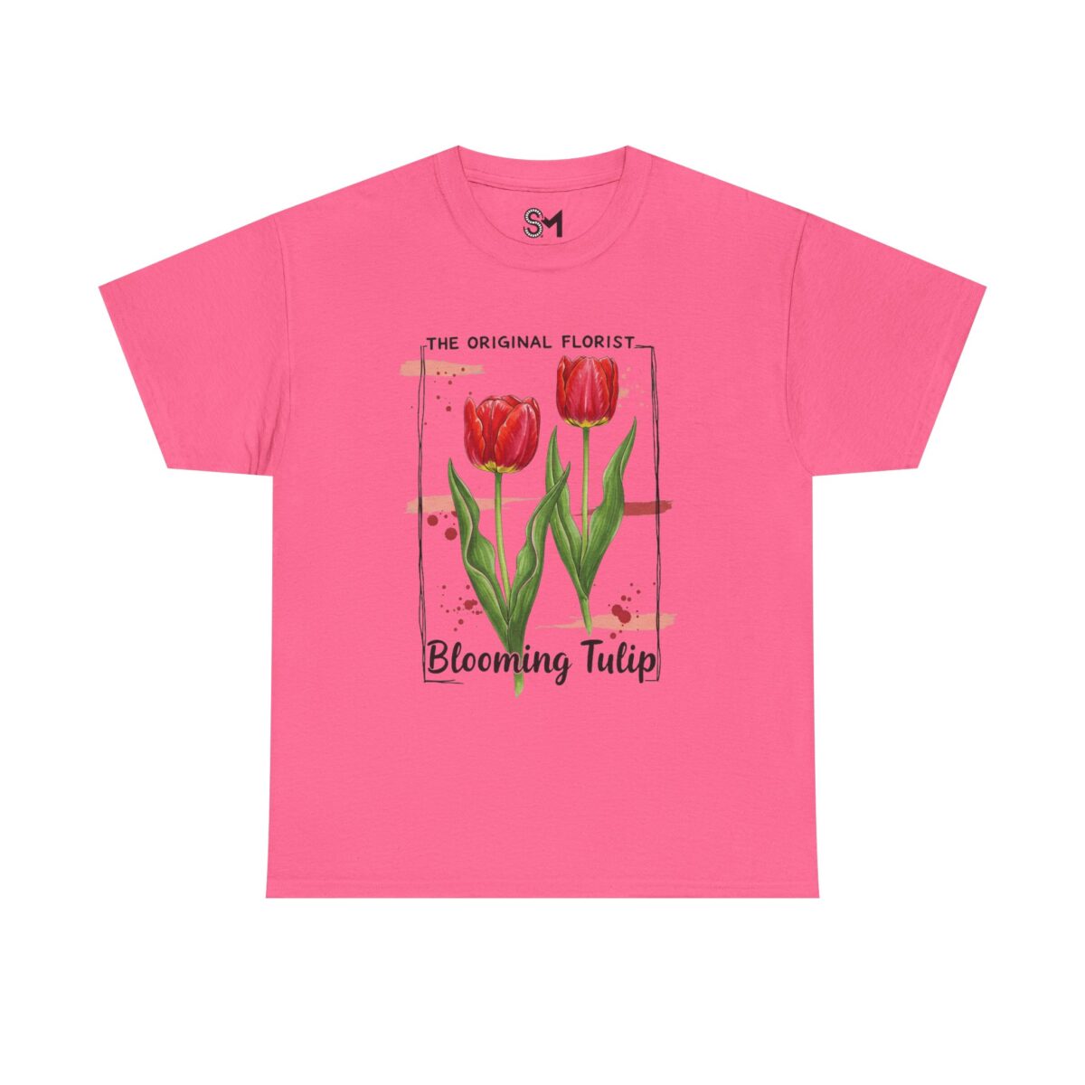 Blooming Tulip Unisex Heavy Cotton Tee - Image 37