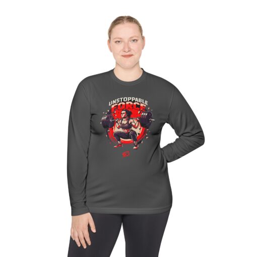 Unstoppable force Unisex Lightweight Long Sleeve Tee - Image 4