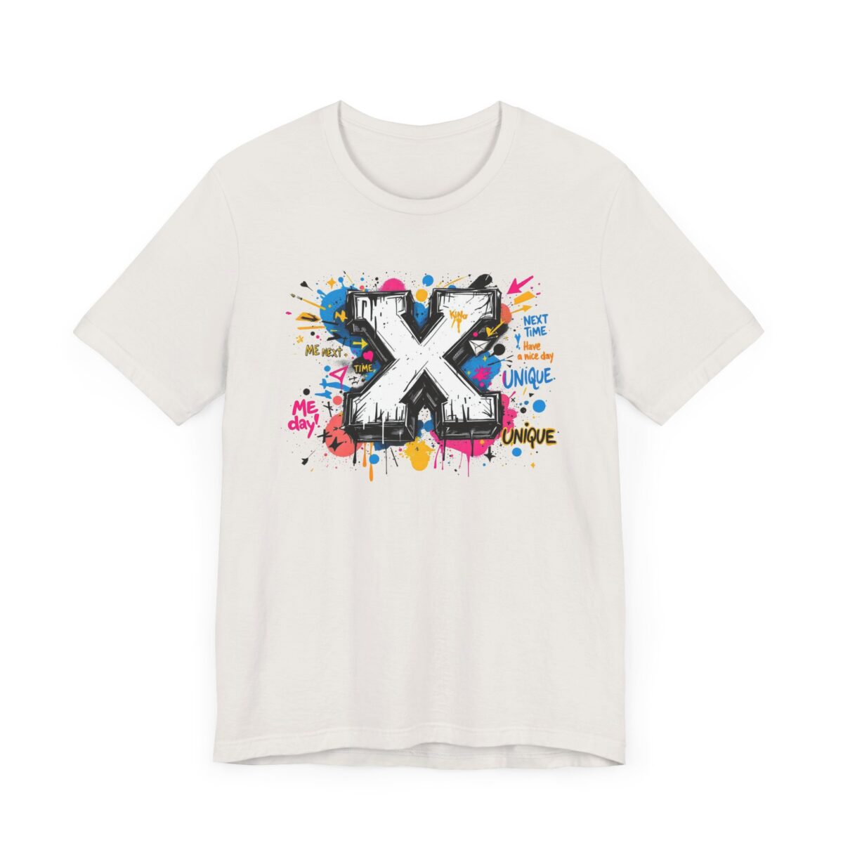 Street Art Inspired Unisex Tee - "Be Unique" Graphic Shirt - Image 7
