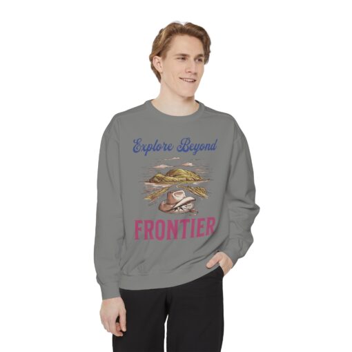 Explore beyond Unisex Garment-Dyed Sweatshirt - Image 3