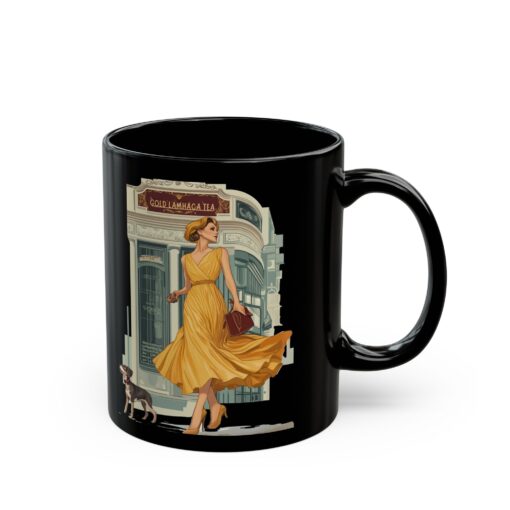Tea Cafe Black Mug (11oz, 15oz) - Image 2