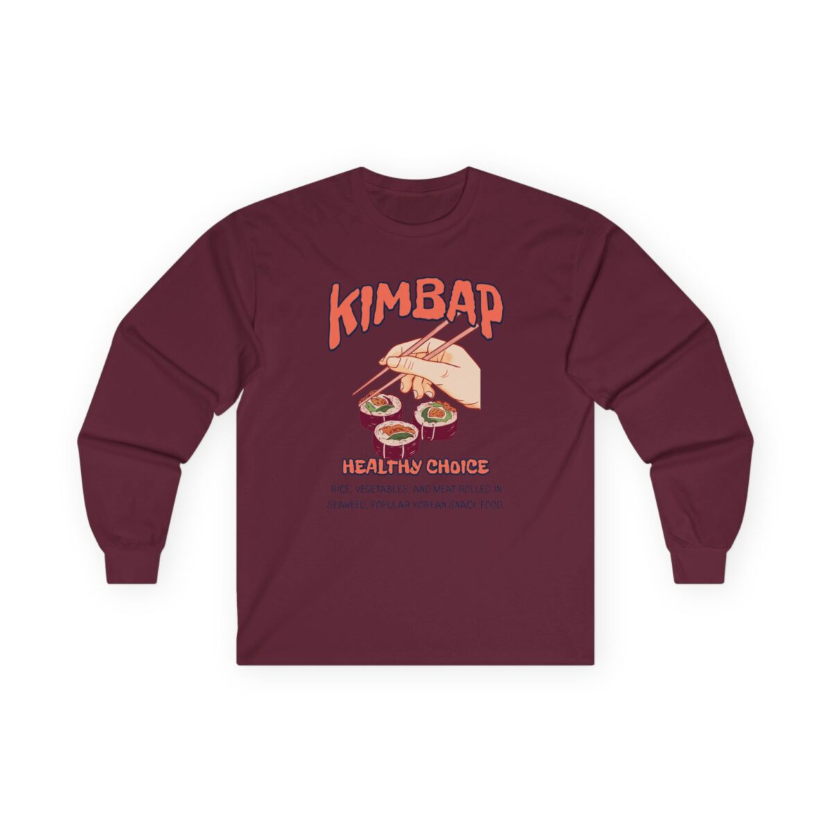 Kimbap Unisex Ultra Cotton Long Sleeve Tee - Image 16