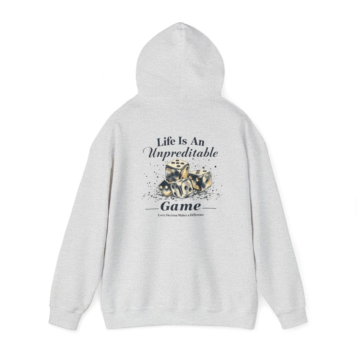 Life Is An Unpredictable Game Unisex Heavy Blend™ Hooded Sweatshirt - Image 3