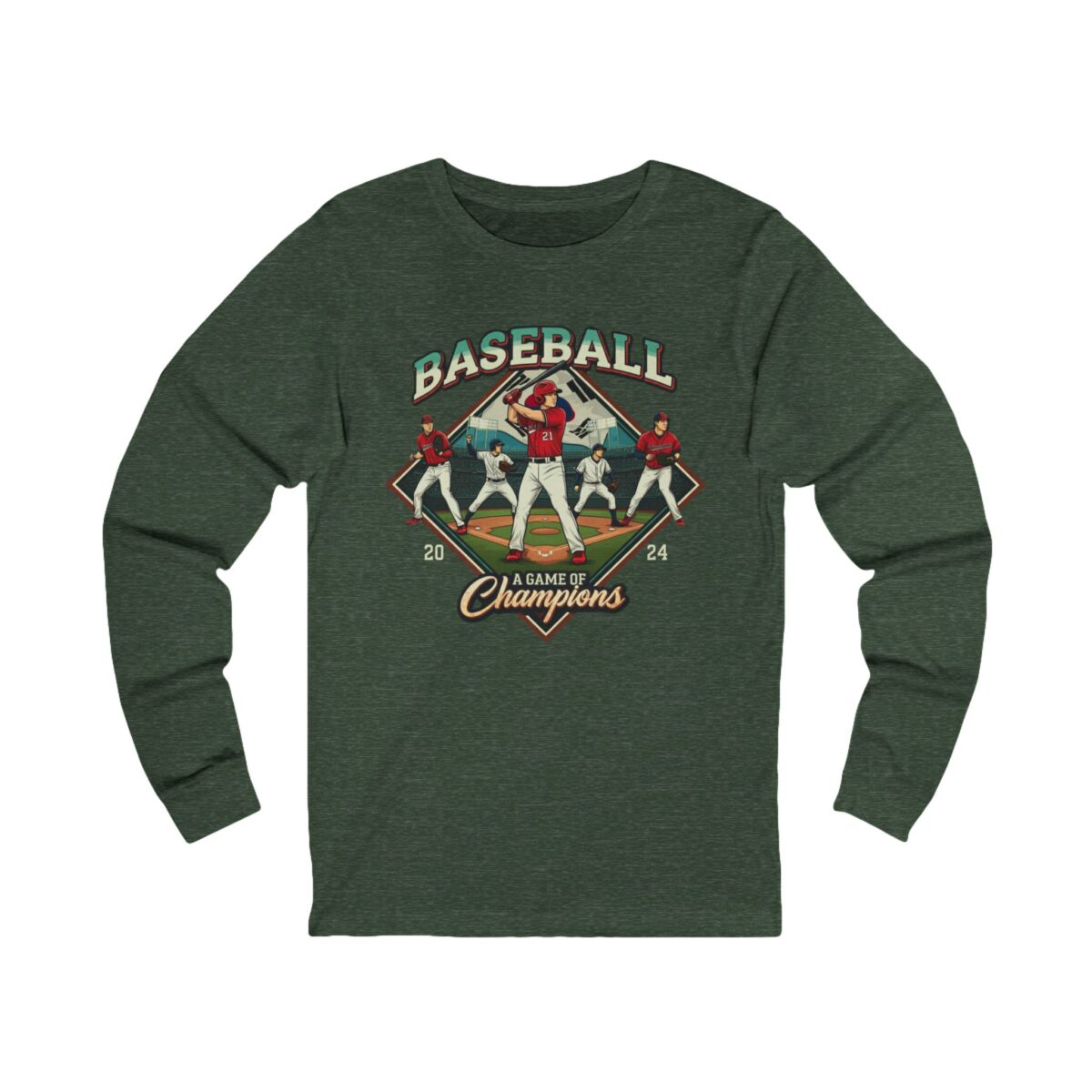 A GAME OF CHAMPIONS Unisex Jersey Long Sleeve Tee - Image 9