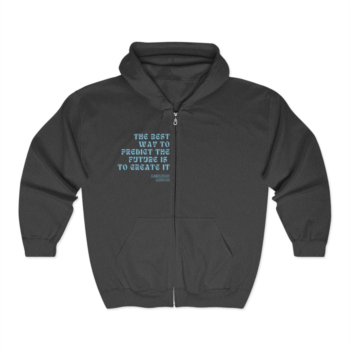 Creat the future Unisex Heavy Blend™ Full Zip Hooded Sweatshirt - Image 3