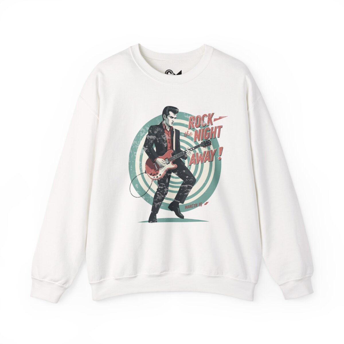 Rock the night Unisex Heavy Blend™ Crewneck Sweatshirt