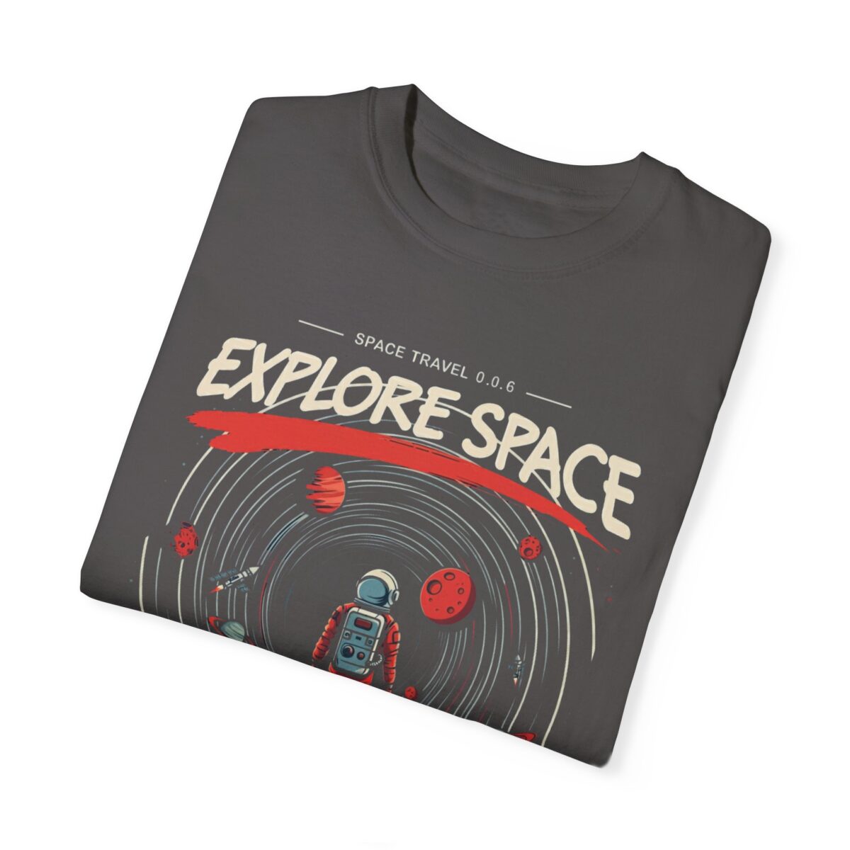 Explore Space Unisex Garment-Dyed T-Shirt | Adventure & Travel Theme - Image 7