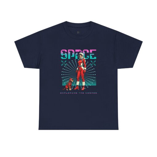 Space Unisex Heavy Cotton Tee - Image 13