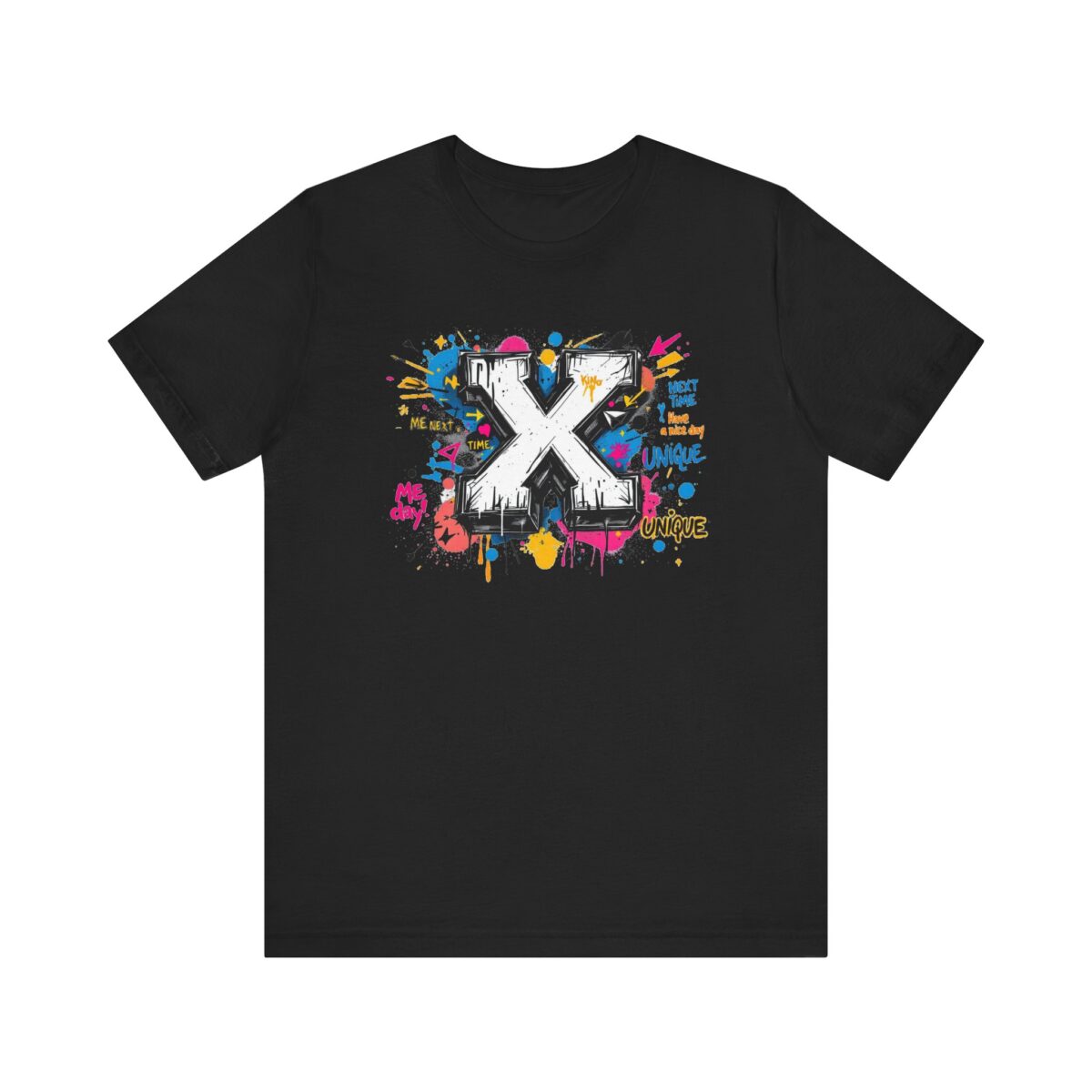 Street Art Inspired Unisex Tee - "Be Unique" Graphic Shirt