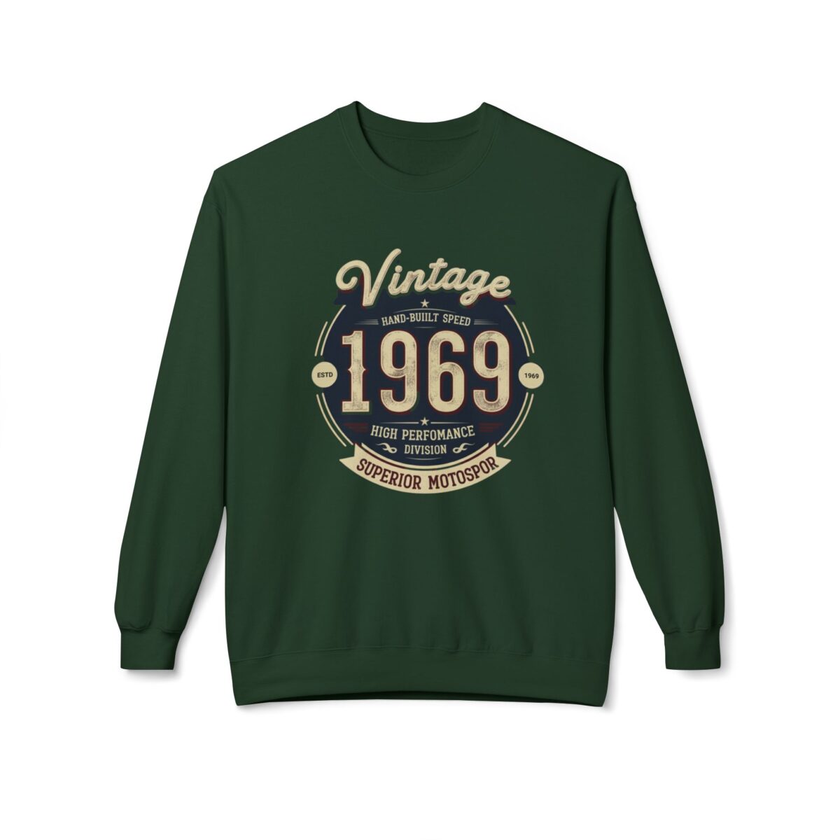 Vintage 1969 Unisex Midweight Softstyle Fleece Crewneck Sweatshirt - Image 13