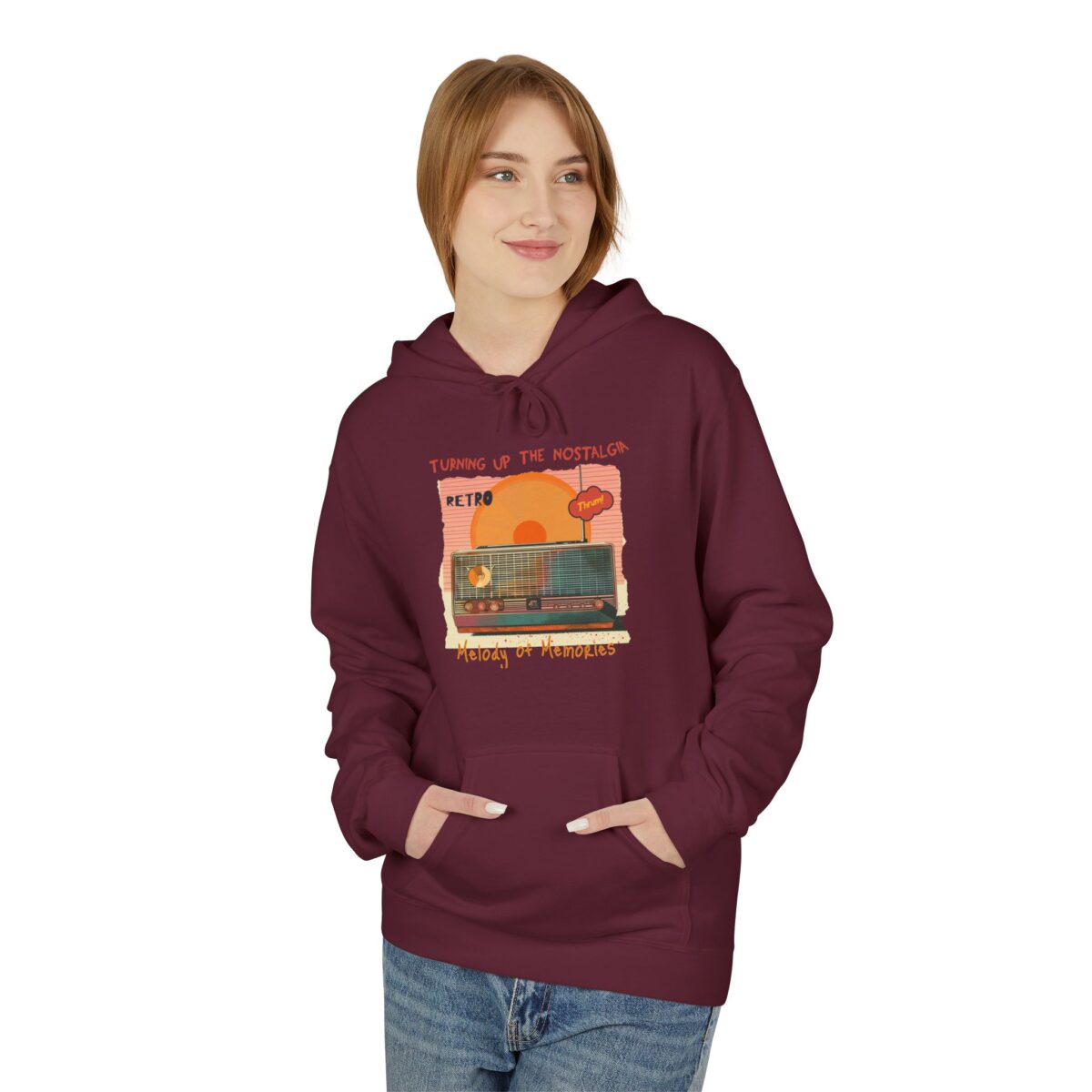 Turning up the nostalgia Unisex Midweight Softstyle Fleece Hoodie - Image 27