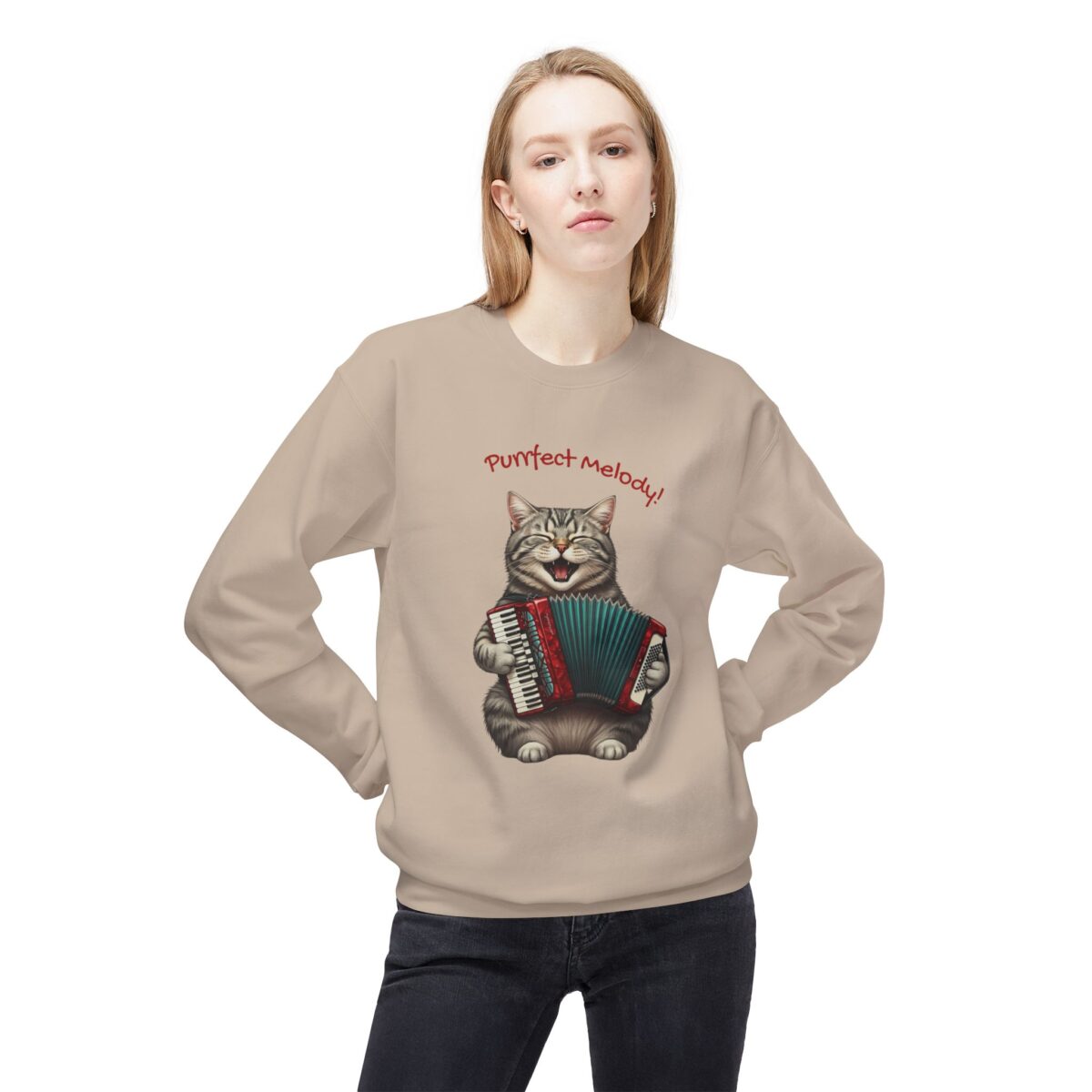 Perfect harmony Unisex Midweight Softstyle Fleece Crewneck Sweatshirt - Image 11