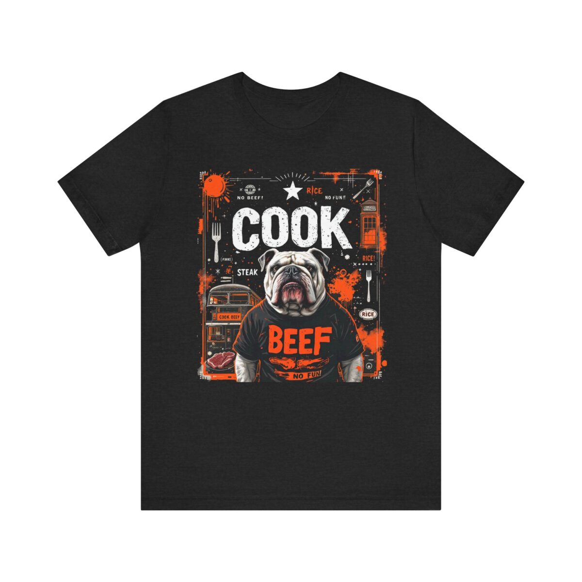 Cook Beef Unisex Jersey Short Sleeve Tee - Image 5