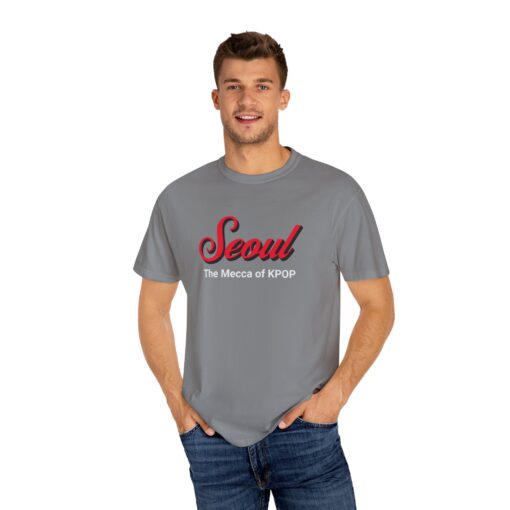 Seoul K-Pop Unisex Garment-Dyed T-Shirt - Trendy & Stylish - Image 4