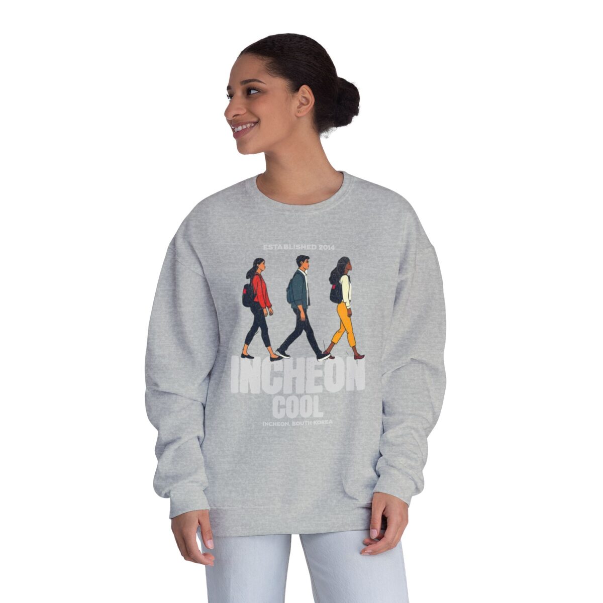 Incheon Cool Unisex NuBlend® Crewneck Sweatshirt - Image 32