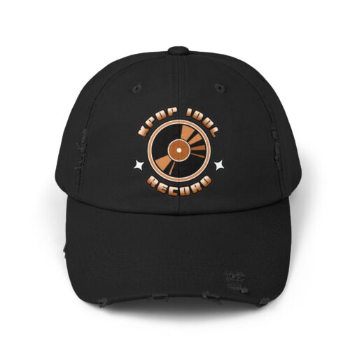 KPOP Idol Record Unisex Distressed Cap