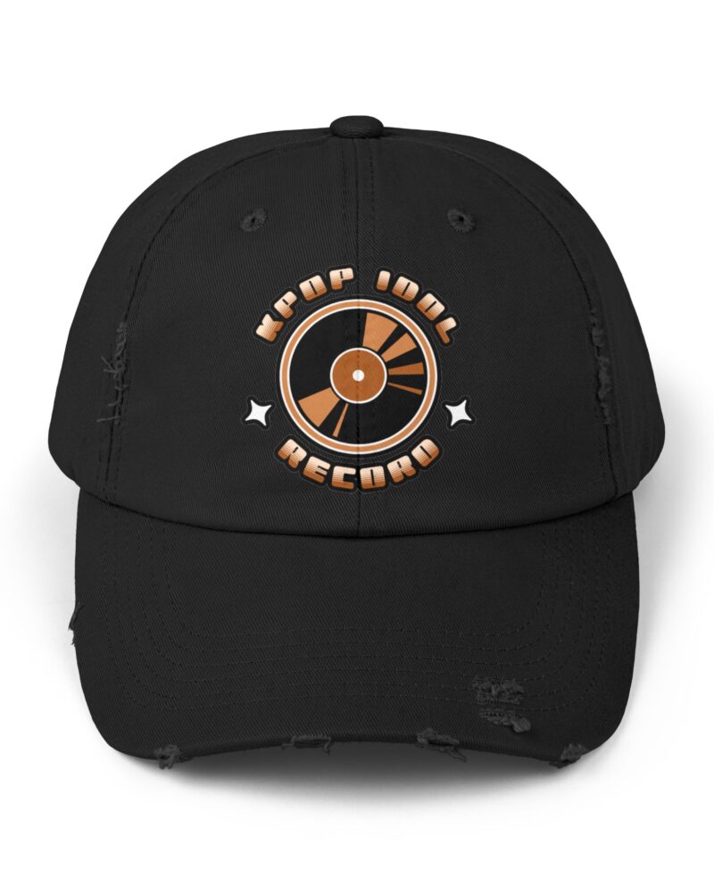 KPOP Idol Record Unisex Distressed Cap