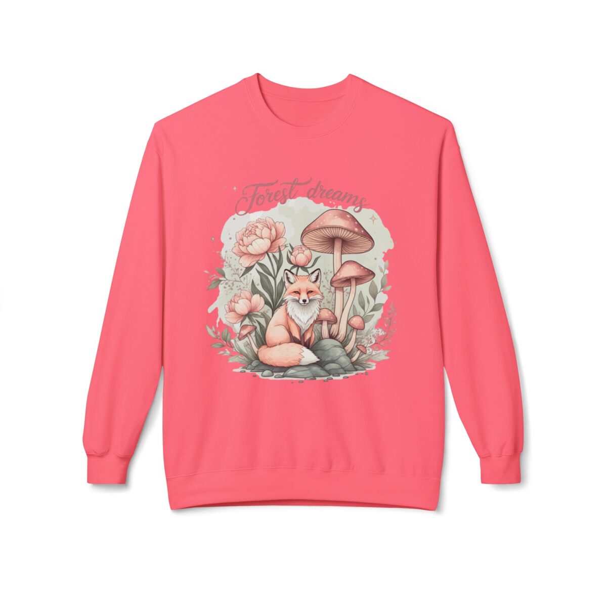 Forest dream Unisex Midweight Softstyle Fleece Crewneck Sweatshirt - Image 33