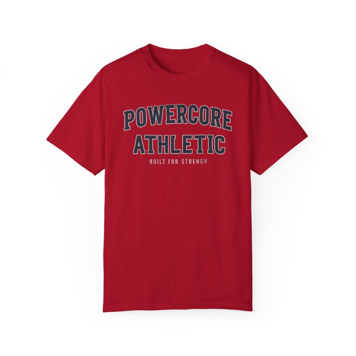 Powercore Athletic Unisex Garment-Dyed T-Shirt - Casual Workout Tee - Image 5