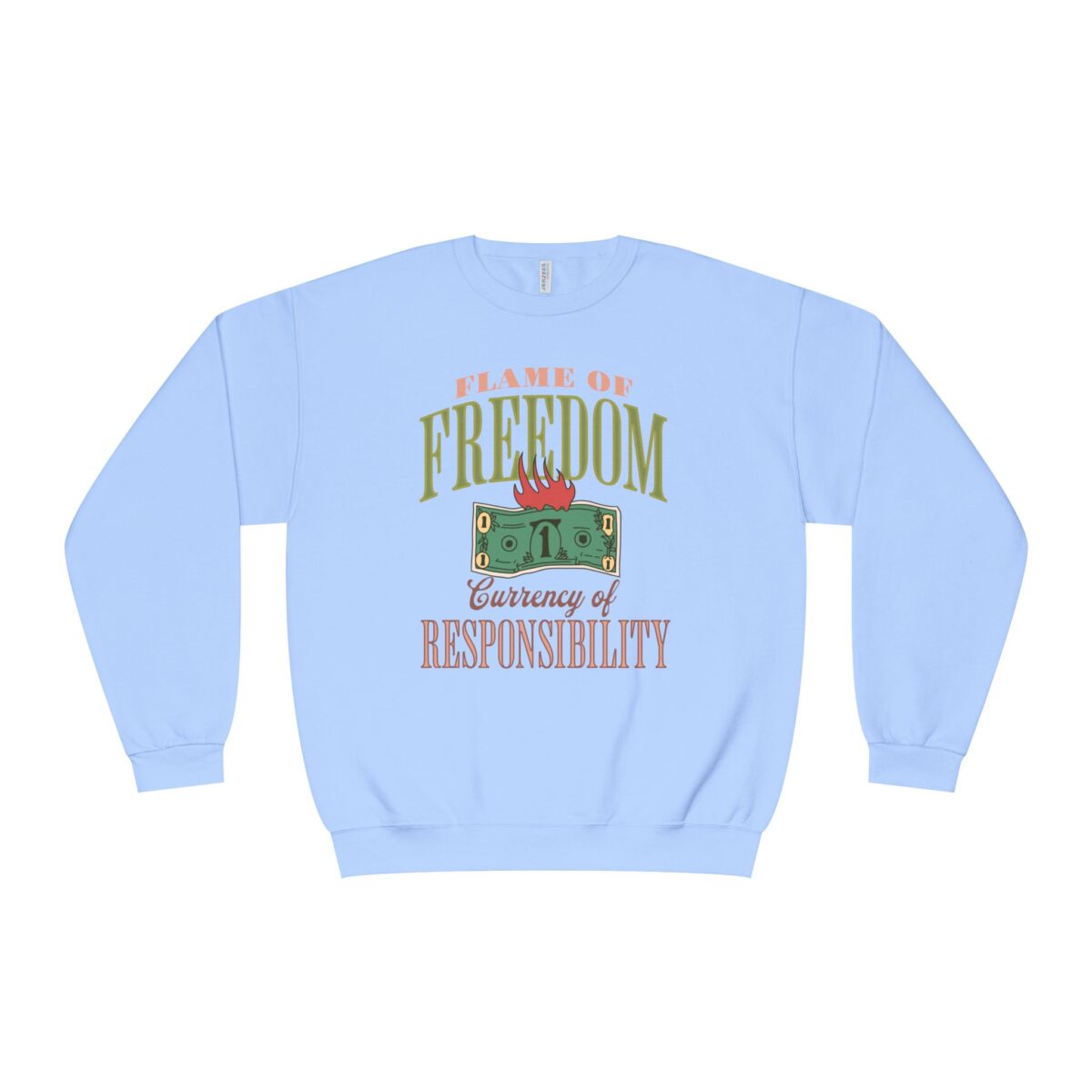 Currency of freedom Unisex NuBlend® Crewneck Sweatshirt - Image 21