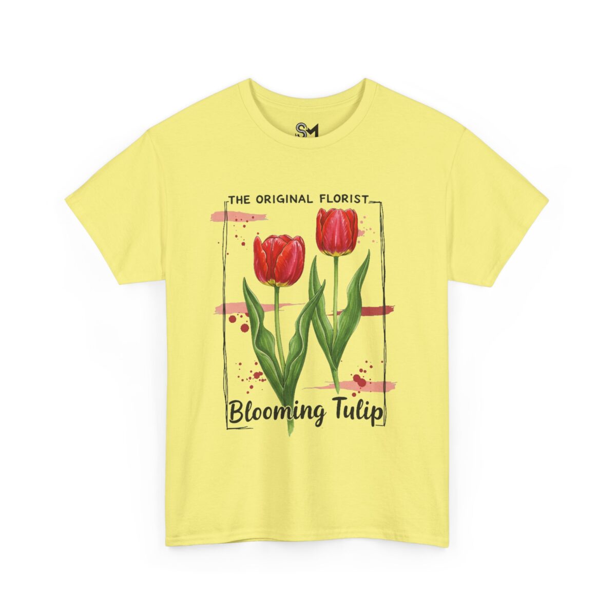 Blooming Tulip Unisex Heavy Cotton Tee - Image 23