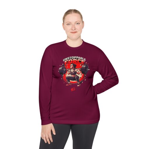 Unstoppable force Unisex Lightweight Long Sleeve Tee - Image 20