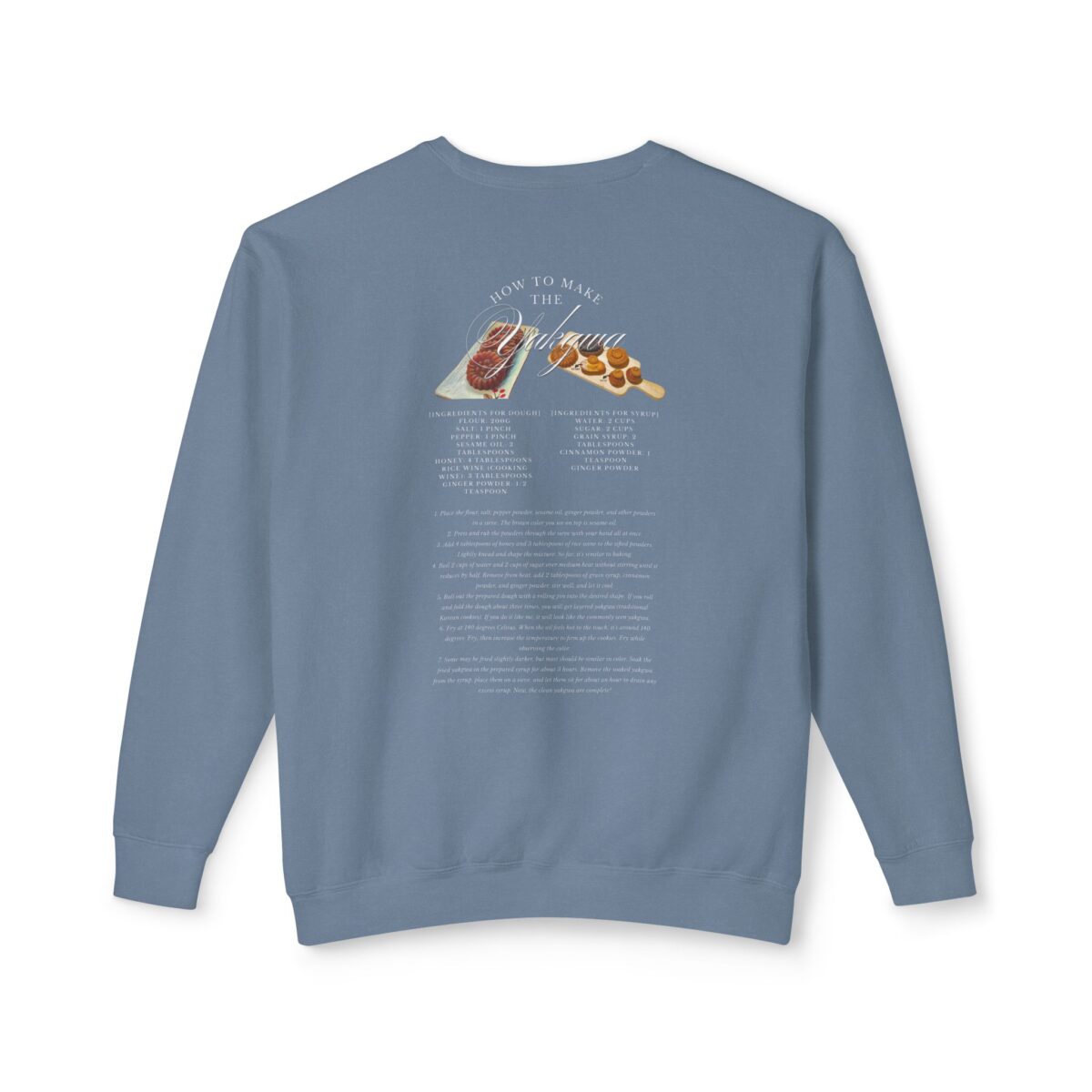 How to make Yakgwa Unisex Lightweight Crewneck Sweatshirt - Image 18