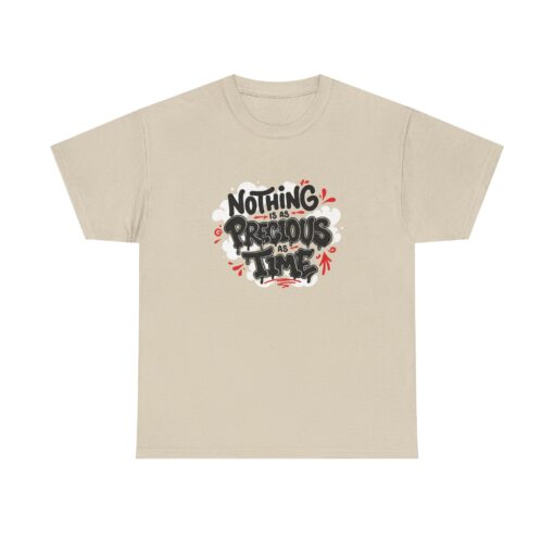 Nothing is as Precious as Time Unisex Heavy Cotton Tee - Image 9