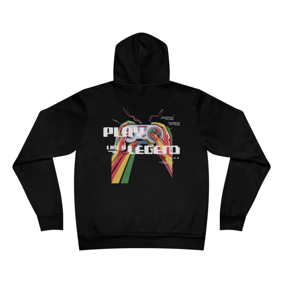 Play like a legend Unisex Sponge Fleece Pullover Hoodie - Image 2