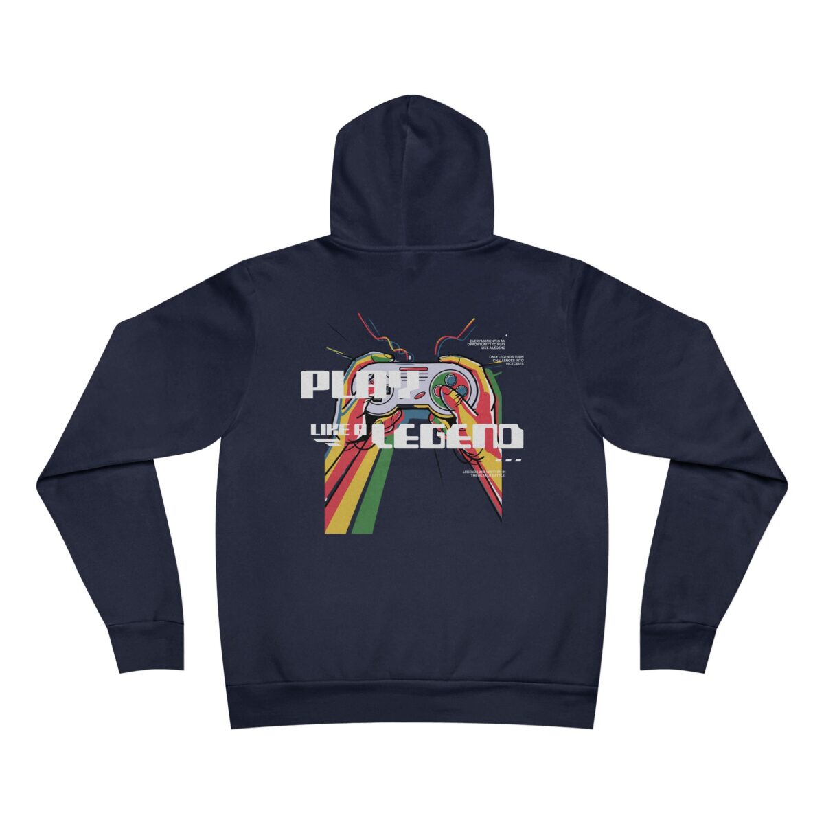 Play like a legend Unisex Sponge Fleece Pullover Hoodie - Image 4