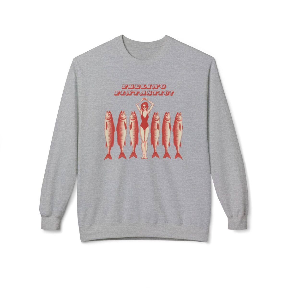 Feeling Fantastic Unisex Midweight Softstyle Fleece Crewneck Sweatshirt - Image 9