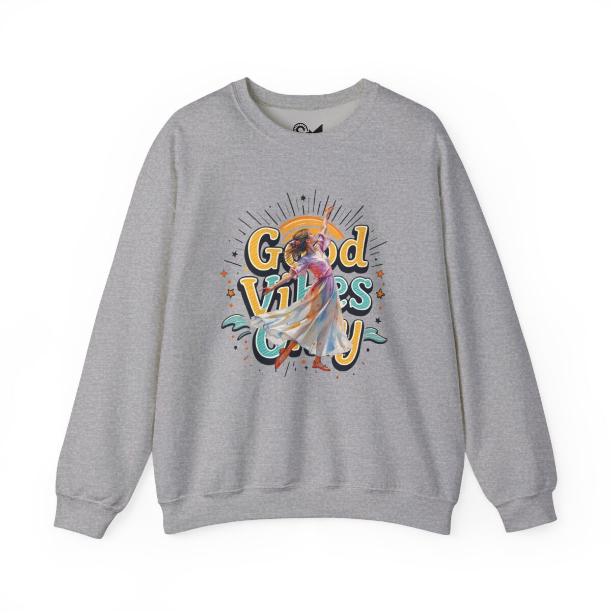 Good vibes only Unisex Heavy Blend™ Crewneck Sweatshirt - Image 13