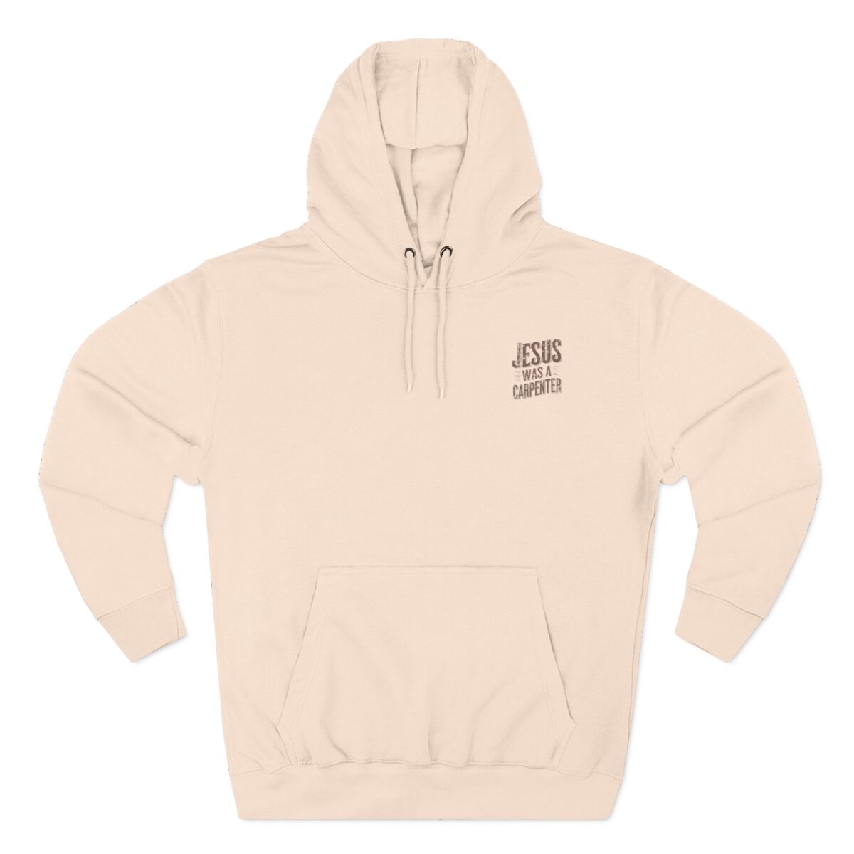 Jesus was a carpenter Three-Panel Fleece Hoodie - Image 21