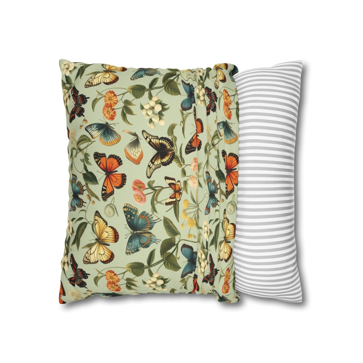 Butterfly Spun Polyester Square Pillowcase - Image 6