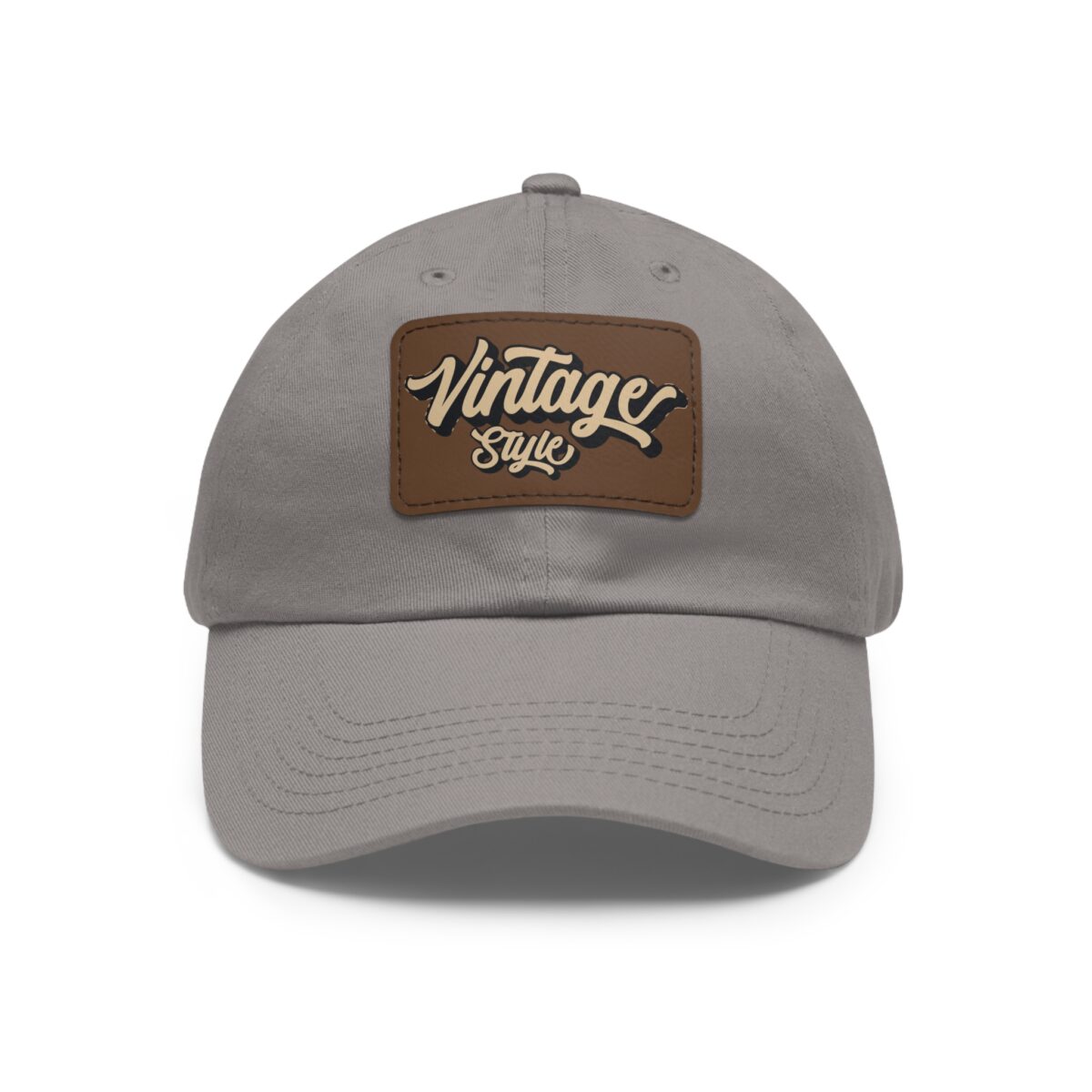 Vintage style Hat with Leather Patch (Rectangle) - Image 25